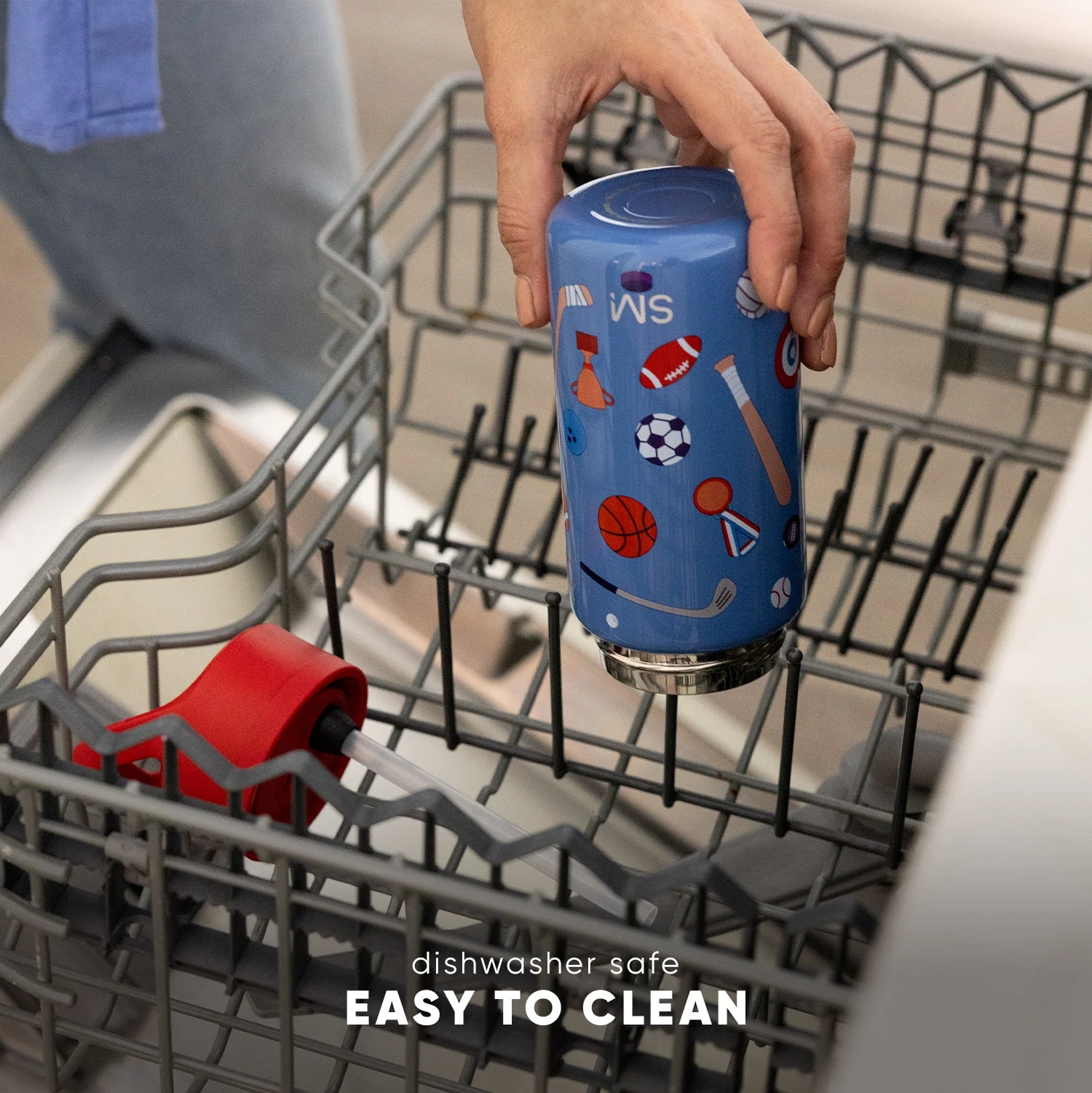 Summit Kids Water Bottle with Straw Lid - Image 7